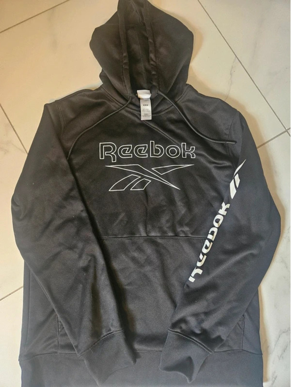 Reebok Box Junp 2.0 Men's Medium Pullover Black Hoodie
